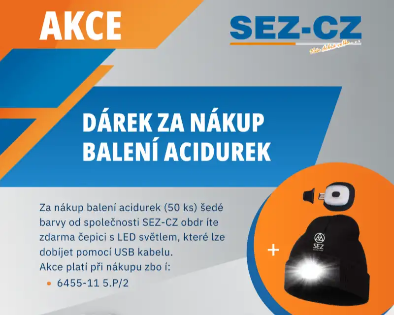 Čepice za nákup acidurek SEZ-CZ nahled Čepice za nákup acidurek SEZ-CZ nahled